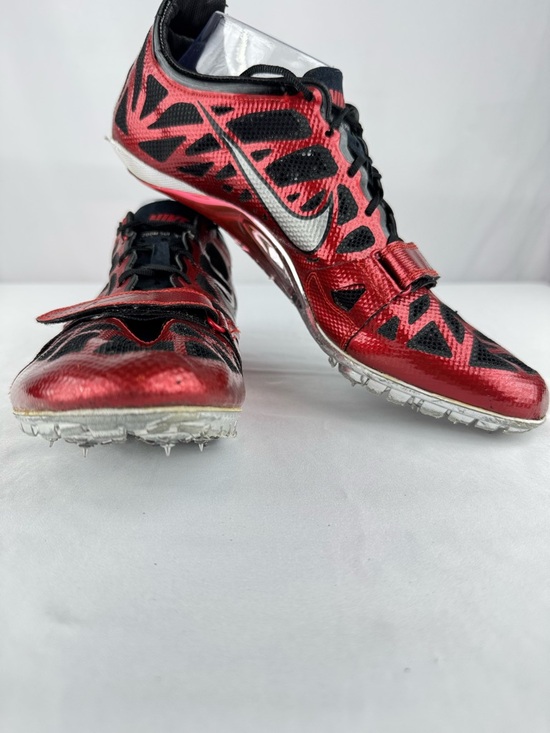 Nike Zoom Other - Nike Zoom Superfly Elite Track Spikes Red Black Mens US 11 EU 45 Sprint Racing